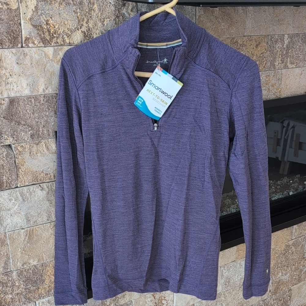 Smartwool Medium NTS Mid 250 Zip T Dessert Purple